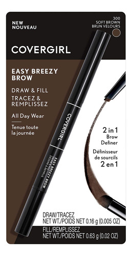Delineador De Ceja Covergirl Easy Breezy Brow 2 In 1