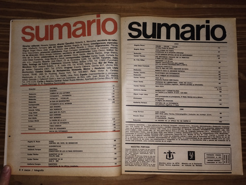 Revista Fotografía Universal N° 59 Y 64. Año 1969. X Unidad (Usado)