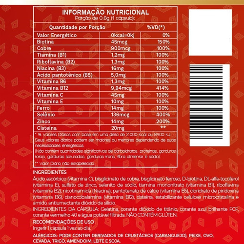 Imagem 2 de 5 de 2x Atena Tratamento Cabelo E Unhas Quebradiças