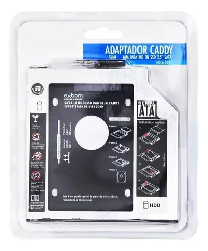 Adaptador Caddy P/ Notebook Samsung Np Nb30-ja01ca Cdync