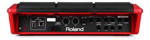 Batería electrónica Roland Spd Sx Se Special Edition Pad, color rojo