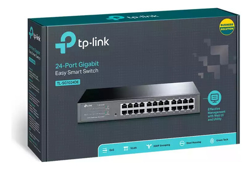 Switch 24 Puertos Tplink 10/100 Tl-sg1024d Rack / Escritorio