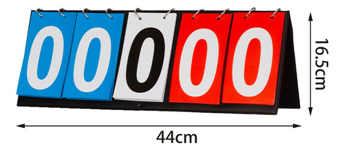 Marcador De Mesa Score 4/5/6 Dígitos Portátil 5 Dígitos