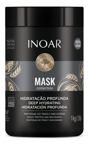 Máscara Inoar Mask Hidratación Profunda 1 Kilo