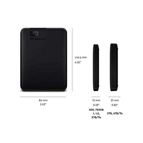 Hdd Externo Wester Digital 1tb Elements
