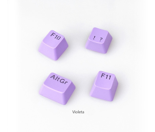 Imagen 1 de 7 de Kit 108 Teclas Keycaps Para Teclado Mecanico Nisuta Kb-gz108