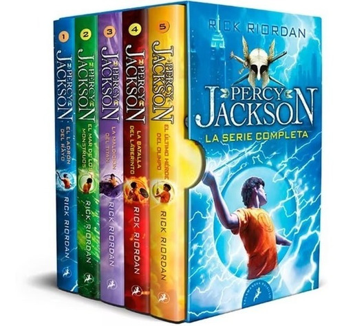 Saga Pack Percy Jackson Y Los Dioses Del Olimpo (5 Tomos)