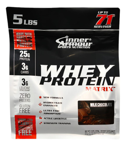 Proteina Whey Protein Matrix 71 Sv Chocolate - Inner Armour