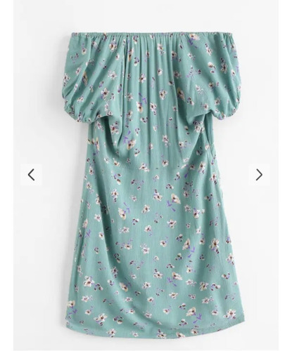 Vestido Corto Floreado