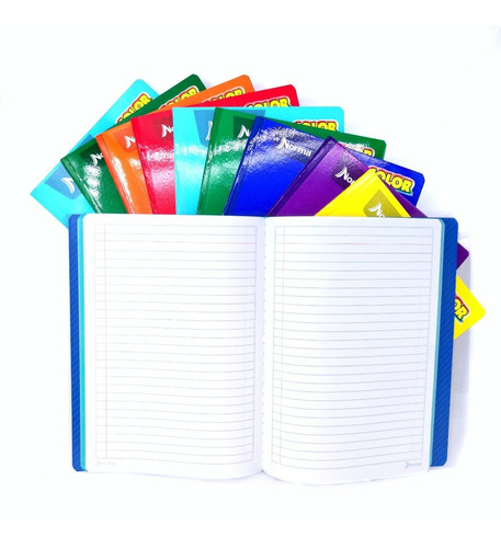 3 Cuaderno Cosido Profesional Norma 100 Hojas Color Surtido Al Azar