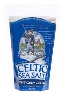 Sal De Mar - Sal Marina Celta, Bolsa Gris Claro, 8 Oz