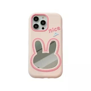 Funda Para iPhone 13 Pro Espejo De Conejo