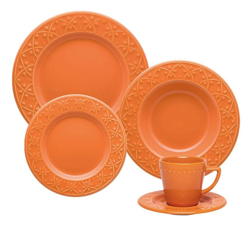 Set Juego De Vajilla X 30 Piezas Porcelana Sunset Oxford 