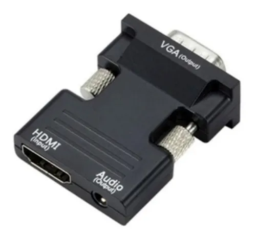 Adaptador Convertidor Hdmi A Vga - Hdmi Hembra / Vga Macho