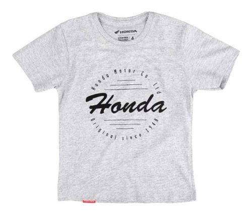 Imagem 1 de 3 de Camiseta Moto Honda - Japan 1948 Cinza - Produto Oficial
