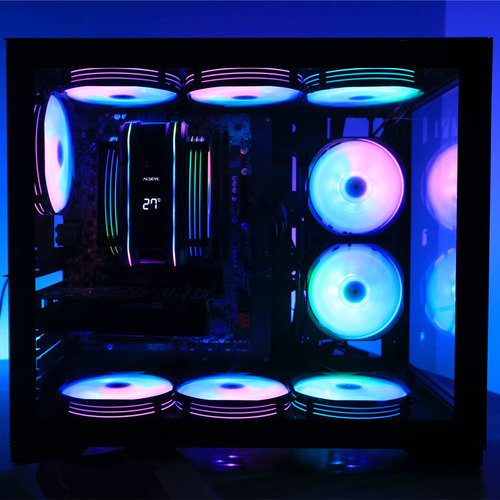 Enfriador De Cpu Alseye M120d Plus , Negro, Argb , 120 Mm
