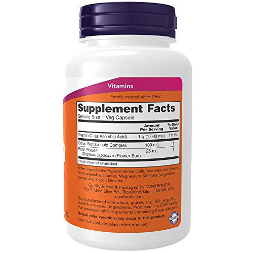 Ahora Suplementos, Vitamina C-1,000 Con 100 Mg De Xcu6u