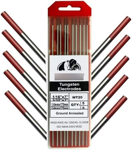 Varilla Electrodo Tungsteno Soldadura Tig Unidade 2,0%