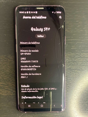 Samsung S9+ 128gb