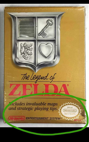 Zelda Tloz Nintendo Nes 1986 Cib Completo Retromx (Usado)