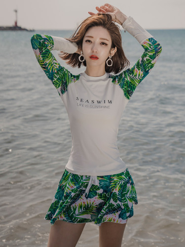 Traje De Baño Shiwei Sun Protection Style Conservative