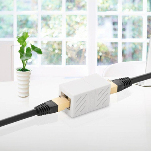 Adaptador Rj45 P/cabo De Internet 1000mbps Branco Ugreen