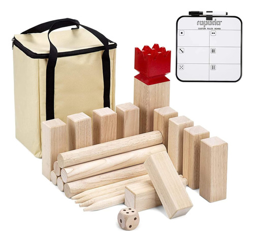 Ropoda Kubb Game Premium Set - Juego Para - Juego De Ajedrez