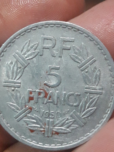 Moneda Francesa 5 Francos Año 1950 !!!!!