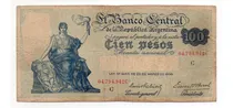 Comprar Billete 100 Pesos Moneda Nacional Progreso Bottero 1895 B+