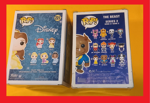 La Bella Y La Bestia #221 Y #22 Funko Pop! (Usado)