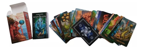 Tarot De Los Dragones, - Matiri Baraja Cartas Msi