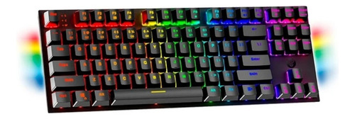 Teclado Mecanico Fantech Maxfit 87 Mk856 Rgb - Revogames Color del teclado Negro Idioma Inglés US