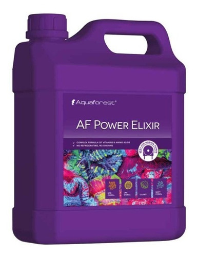 Power Elixir Aquaforest 2000ml Vitaminas Aminoácidos Corales