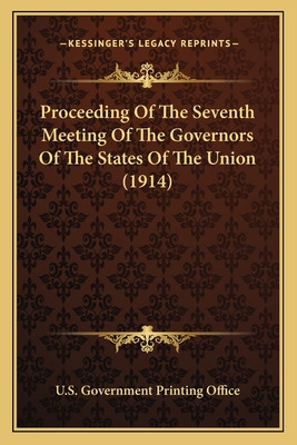 Libro Proceeding Of The Seventh Meeting Of The Governors ...