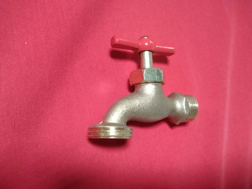 Llave De Chorro Mc Bronce Dorada 1/2 Fishdi