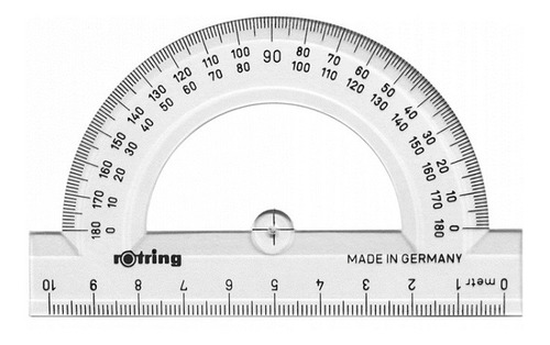 Set De Geometría Rotring: Regla Escuadras Transportador