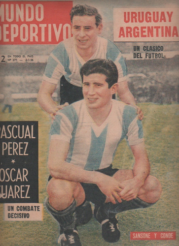 Revista Mundo Deportivo * Selc. Argentina * N° 377 Año 1956
