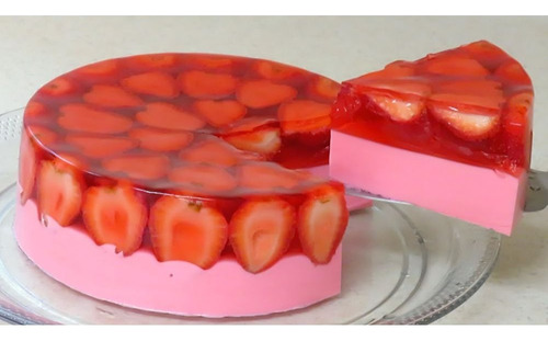 Polvo Para Gelatina De Frutilla Procal 1kg Sin Tacc Pack X2