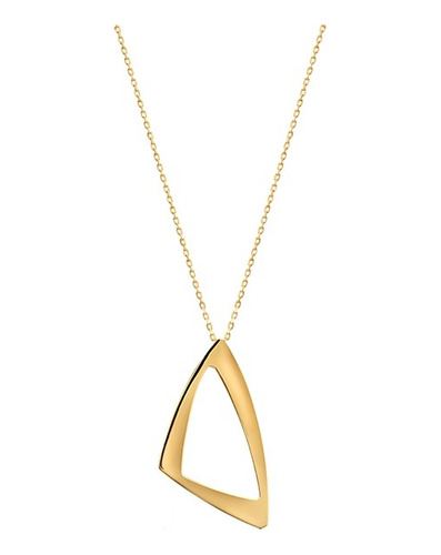 Gargantilha Em Ouro 18k Tri 50cm Polida Com