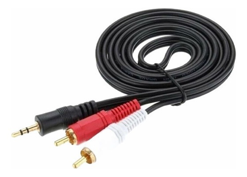 Cable 3.5 Mm Auxiliar X 2 Rca X 1.5m Audio Somos Tienda