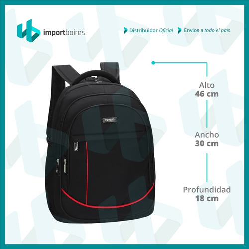 Imagen 4 de 10 de Mochila Porta Notebook Hasta 17' Urbana Ejecutiva Acolchada Smart Bag Con Usb Para Celular Capacidad Grande Escolar