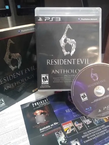 Jogo Resident Evil 6 Anthology Ps3 - Mídia Física Original Jogo Resident Evil 6 Anthology Ps3 - Mídia Física Original
