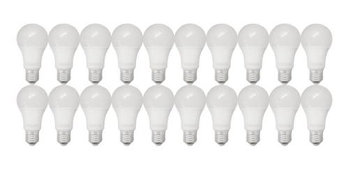 Pack X20 Lampara Led 9w=75w Osram Cálida - Elect. Avella.