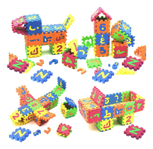 Piso Goma Eva Alfombra Espuma Bebe Juego Recreativo 36 Uni Varios Abecedario Numeros