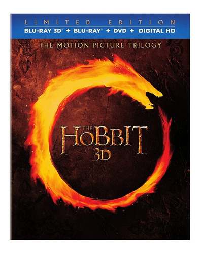 El Hobbit- The Motion Picture Trilogy 3d  Blu Ray (combo)