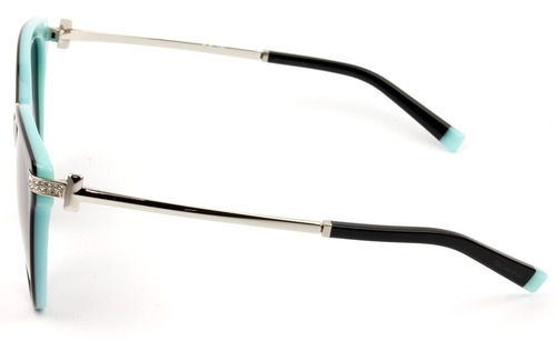 Tiffany & Co. Tf4193-b Preto Brilho/cinza Degradê 8055/3c 5