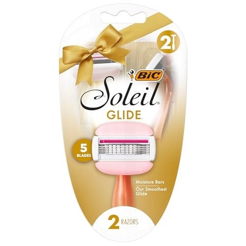 Bic Maquinillas Desechables Para Mujeres, 5 Hojas Con Tira