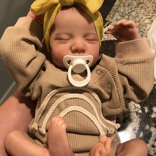 Anano Reborn Baby Levi - Muñeco Realista De Silicona De Be.