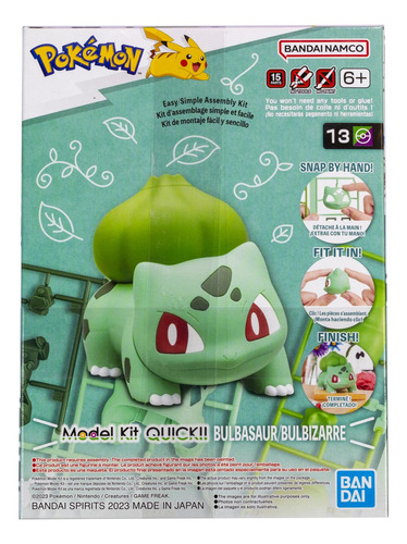 Bandai Hobby Gunpla Model Kit Quick Pokémon 13 Bulbasaur