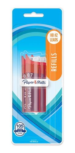 Recarga De Minas 0.7mm Para Portaminas Paper Mate 66401pp